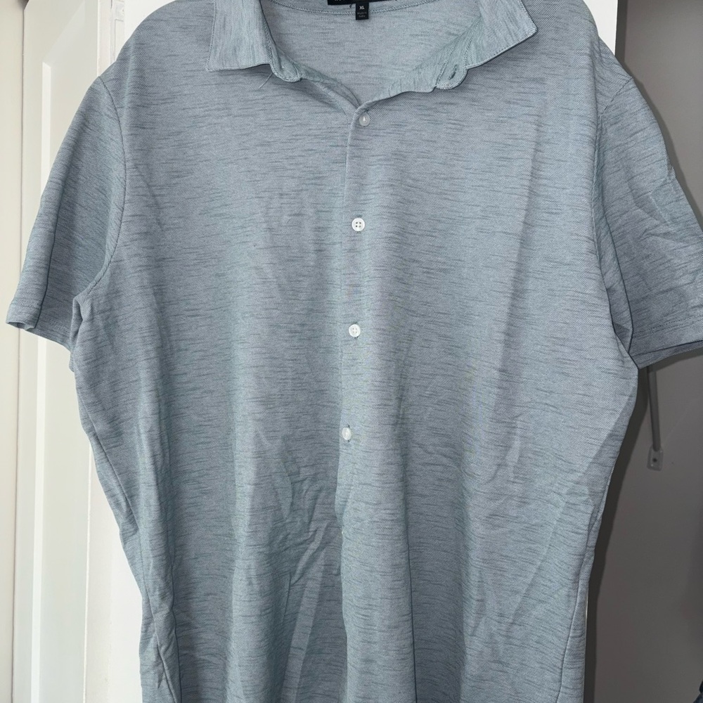 Men's Light Teal Polo Shirt